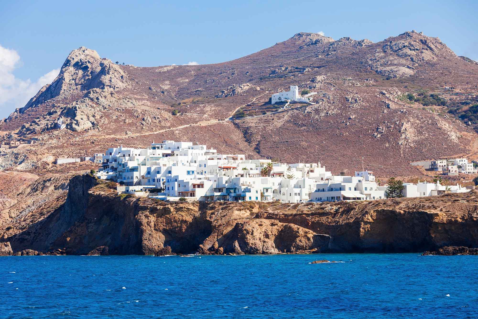 Naxos Island Aerial View